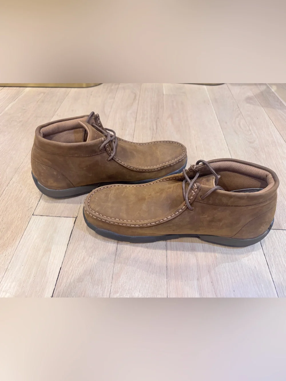 Twisted X Men's Chukka Driving Steel Toe Slip Resistant Work Boot Men’s 10.5